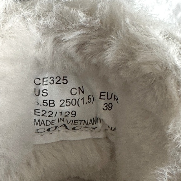 COACH Lug sole black  lace-up boots - Picture 10 of 14